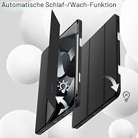 JETech Hülle für iPad Air 11" M4/M3/M2 & Air 5/4 10,9", Schwarz – Ansicht 6