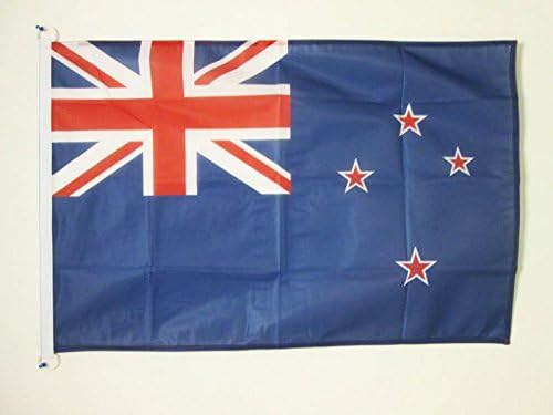 AZ FLAG, New Zealand Flag, 2x3 Ft, For Outdoor, New Zeleander -Kiwi Banner Knitted Polyester with Two Plastic Rings