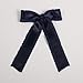 5.5in Navy Blue Hair Bows for Women Girls Thick Thin Hair,Large Ruffle Satin Tassel Ribbon Hair Bow Clips Barrettes with Long Tail,Her Vintage Dress outfit Decor Accessories