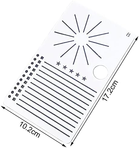 18 Pcs Bullet Journal Stencils Reusable Planner Stencils Ultimate Productivity Journal Stencil Set for Journal Photo Album Scrapbooking Diary Craft Planners Layout DIY Drawing Stencils Templates