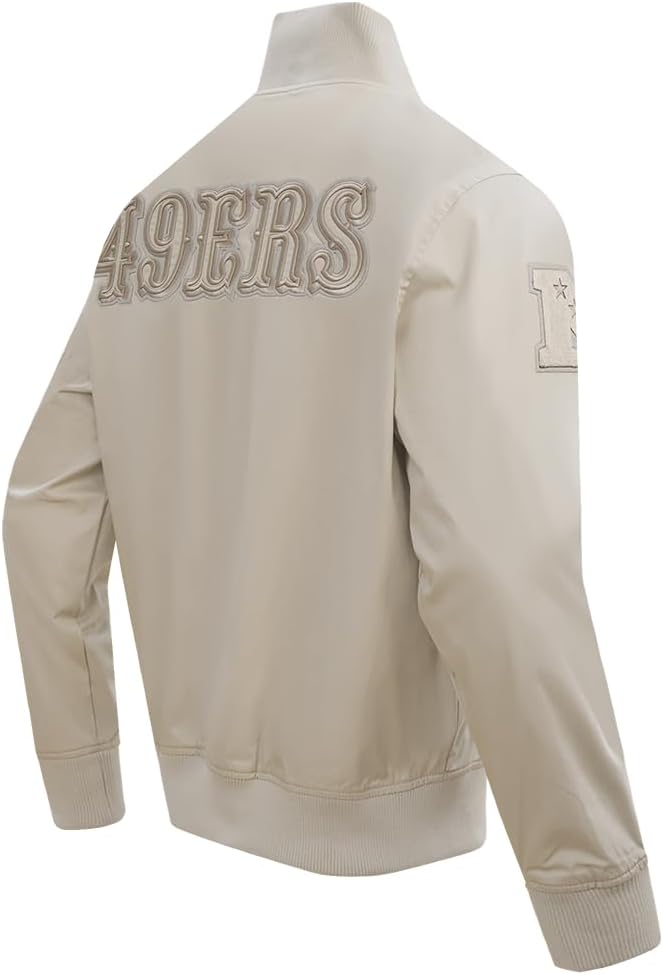 Pro Standard Mens NFL Neutral Twill Jacket - Image 3