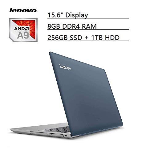 Lenovo Ideapad Flagship 15.6" HD Laptop PC, AMD A9-9420 Dual-Core, 8GB DDR4, 256GB