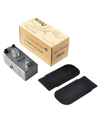 AZOR Pedal de efeito de guitarra Fuzz Pedal analógico clássico vintage True Bypass liga de alumínio