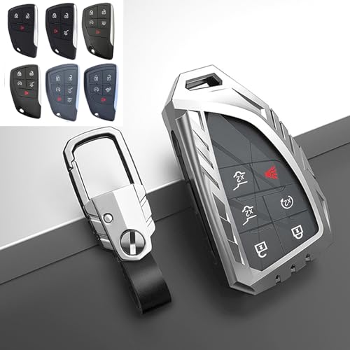 Coque de clé GMC zinc compatible boîtier connecté Tahoe 2021 2022 - 3