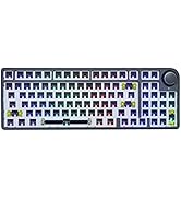 EPOMAKER TH96 Pro 96% Hot Swap RGB 5.0/2.4GHz/Type-C Gasket Mounted Mechanical Gaming Keyboard Ki...
