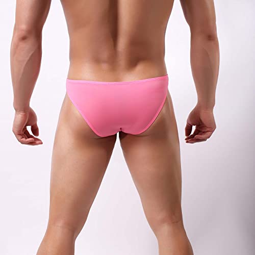 Mens Sexy Open Front Underwear Soft Comfortable Briefs Hollow Bikini Low Rise Butt-Flaunting Sissy Panties for Sex4