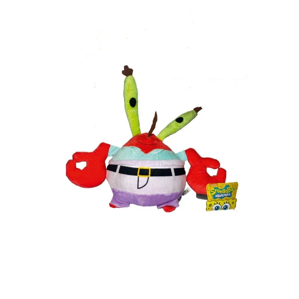 Play By Play Spongebob – Mr. Crab (Señor Cangrejo) Plüschfigur, 18 Cm / 7 Zoll, Superweich