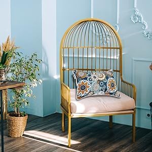 Miniatura 5 de JMGBird Juego de 2 almohadas lumbares para exteriores de 12 x 20 pulgadas, impermeables, con inserto, cojín decorativo rectangular de jardín para