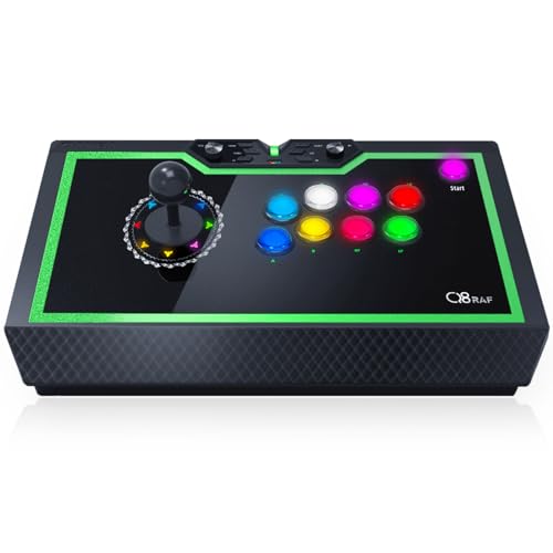 qanba Q8 Silent Arcade Joystick Wired Joystick for PC (Fighting Stick)