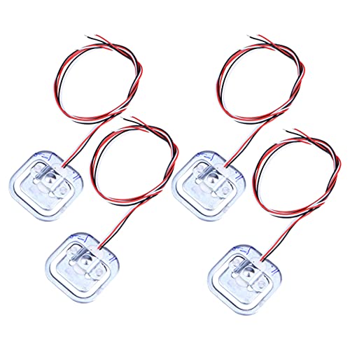 Imagen de NIYANGLE 4 Piezas Sensor De Escala Corporal Gramos De Escala Balanza Micro Básculas De Baño Digitales Inteligente Mini Postal De Joyería Interruptor De Flotador Silver