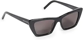 Saint Laurent SL 276 Mica 001 Black 53mm Cat Eye Sunglasses