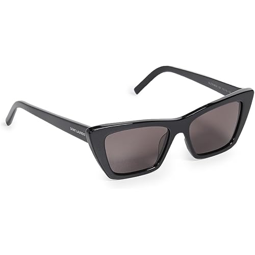 Saint Laurent SL 276 Mica 001 Black 53mm Cat Eye Sunglasses