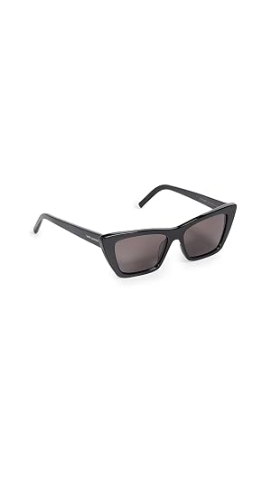Saint Laurent Womens Narrow Cat Eye Sunglasses