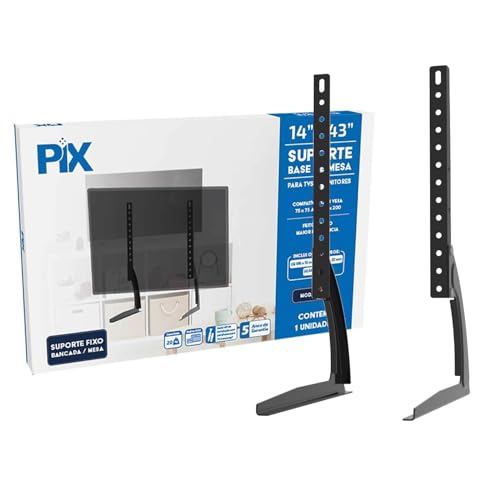Suporte Para TV/Monitor Para Mesa 14" a 43" Pix