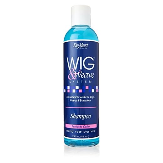 DeMert Wig & Weave System Shampoo for Natural and Synthetic Hair 8 oz