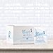 FreshExit Flushable Wipes for Adults – 36 Individually Wrapped Biodegradable Wet Wipes, Travel Size, Extra-Large Unscented, hypoallergenic – Feminine Hygiene & Personal Care Wipes