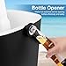 Giantex Cooler Outdoor Side Table - 4 Gallon Portable Beer Wine Ice Bucket with Handle, Lift Top Lid, Bottle Opener, Patio Cool Bar Table for Cocktail Beach Backyard Party Poolside Picnic (Black)