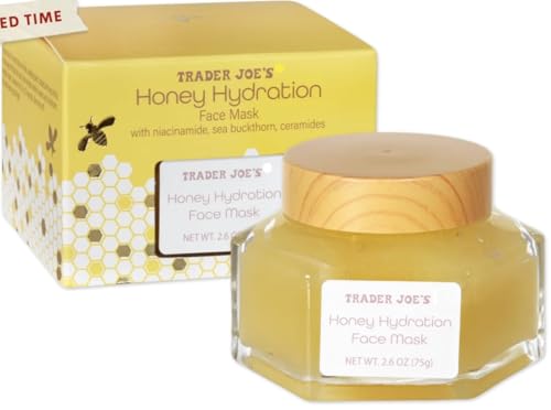 Trader Joe’s Honey Hydration Face Mask(2.5oz) with niacinamide, sea buckthorn, ceramides