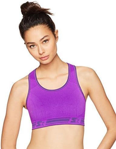 Starter Women's Reversible Seamless Racerback Sports Bra, Amazon Exclusive