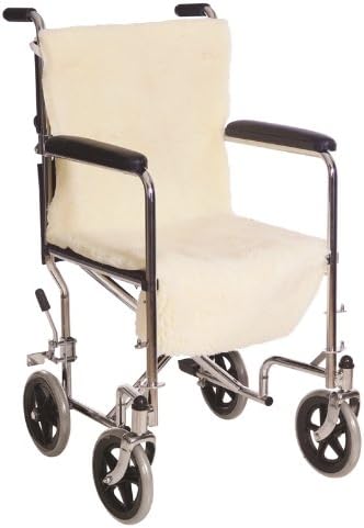 Essential Medical Supply Sheepette Wheelchair Comfort Cover for Seat and Back
