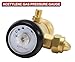 CGA200 MC Tank Acetylene Regulator,Replacement Air Acetylene Regulator for Use with Acetylene CGA200 MC-tanks