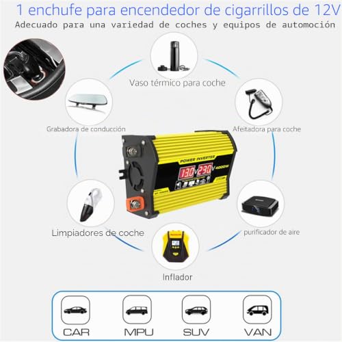 Miniatura 5 de Yusheng Kit De Energía Solar - 300w Convertidor Inversor 18w Panel Solar Completo Dc12v A Ac110 220v 30a Controlador Solar Con Puertos Usb Y Pantalla Led