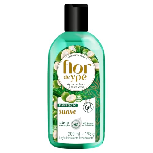 Flor de Ypê Hidratante Corporal, Água de Coco e Aloe Vera, 200ml