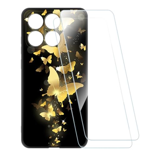 ESACMOT �v�����g�P�[�X + 2�������K���X�t�B���� Motorola Edge 70 Fusion 5200 mAh XT2605-1 �Ƃ̌݊�������, �Ռ��z���\�t�g�J�o�[ HD�N���A (���F�̒�)
