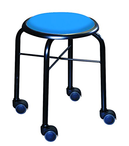 キャスタースツール ボンLCS-445ブルー/ブラック
