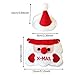 Baoblaze Bib with Hat Cute Polyester Fashionable Party for Small Dogs Puppy Cats Pet Costume Accessories Xmas Decoration, red White Ball hat