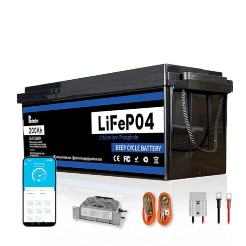 24V 200Ah LiFePO4 Lithium Battery with BMS