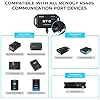 Renogy BT-2 Bluetooth Module for Solar Systems - Wireless Monitor & Control via DC Home App, RS485/RJ45 Port, 82ft Range,IP54 Waterproof,Compatible with MPPT Controllers,Lithium Batteries,Inverters