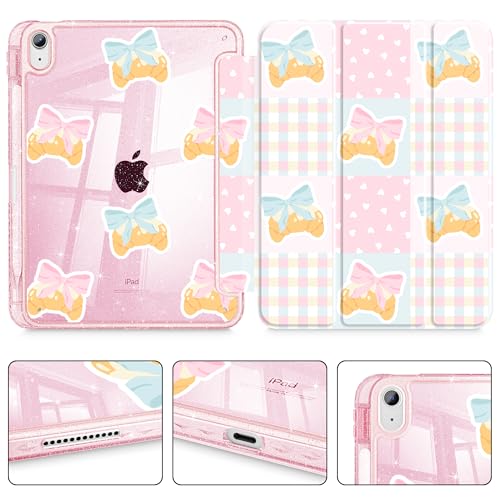 Coque pliable iPad 11 pouces 2025 avec support multi-angle et dos transparent - 7