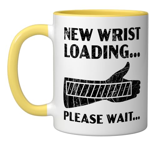 Mug cerámico para recuperación de mano rota miniatura 1