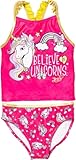 JoJo Siwa Little Girls Racerback Tankini Top and Bikini Bottom Pink 4