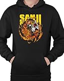 One Piece Wanted Luffy - Sombrero de paja con capucha Monkey D. Luffy Gear 5 Style II, Negro , S