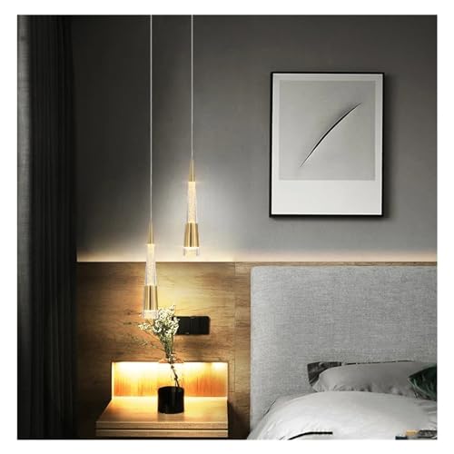 Suspension LED moderne dorée M-INI pour îlot de cuisine