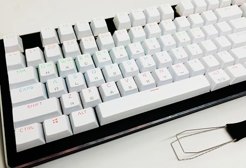 Teclas coreanas mecánicas de 132 teclas compatibles con switches MX de tamaño completo