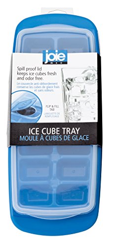 MSC International Joie No Spill Covered Ice Cube Tray with Lid, BPA-Free Plastic, 14-Cubes