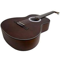 Santana B8 BW EQ v2 Guitare classique Marron satiné - Les Beatles, Paul McCartney, John Lennon, RIngo Starr, George Harrison Santana B8 BW EQ v2 Guitare classique Marron satiné – Image 2