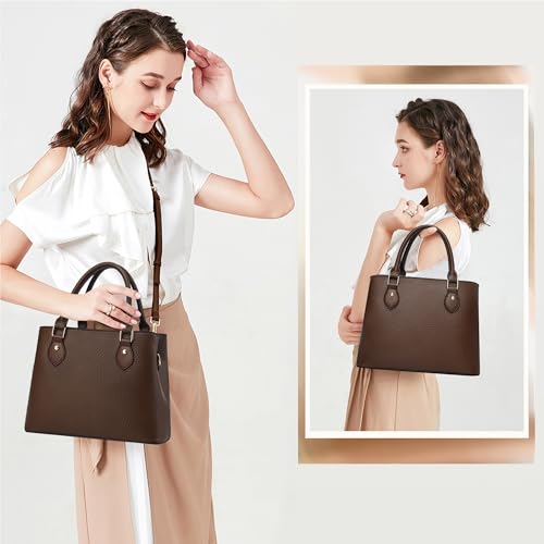 Image of CHICAROUSAL Purses and Handbags for Women Leather Crossbody Bags Women's Tote Shoulder Bag