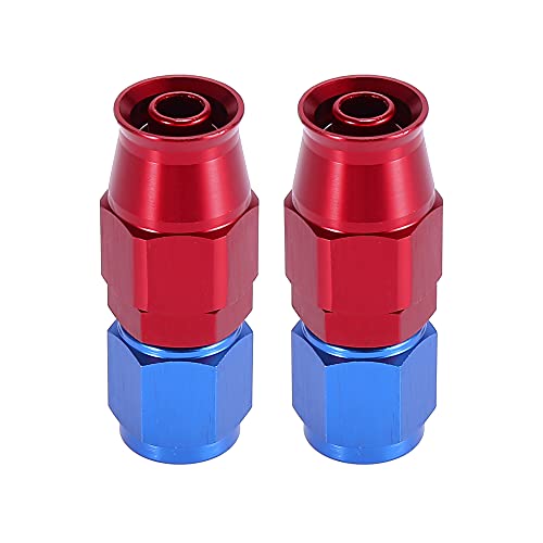 Conector giratorio AN6 para manguera de coche con línea PTFE de 0 grados 2