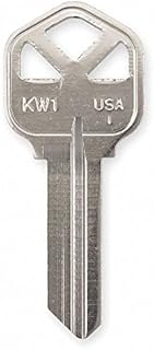 Key Blank, Nickel, Type 1176, 5 Pin, PK50