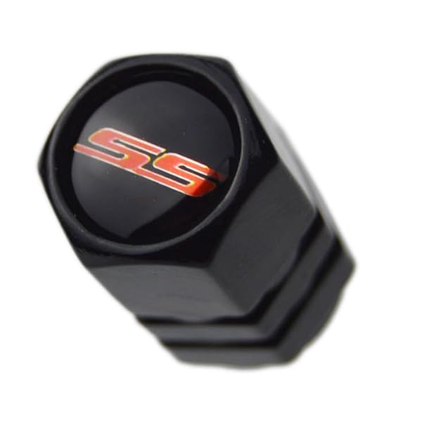 (Set of 4) 68mm=2.67 inches SS Wheel Center Cap Covers Hub Cap 3D Emblem + Valve Stem Caps Trim for 2016-2023 6th Generation Chevrolet Camaro by Zorratin - Used condition - Image 9
