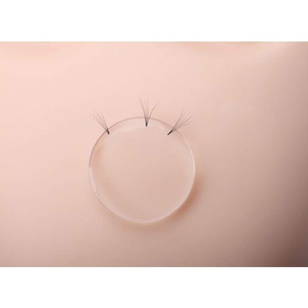 Beaupretty Grafting Eyelash Pads Transparent Round Silicone Eyelash Extension Pads for Beauty Salon Makeup Reusable Lash Pallet Tools 10 pieces 1.18 in image 4