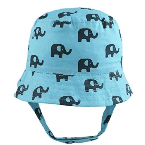 Sombrero de verano para bebé de 1 mes: ideal para paseos playeros en azul