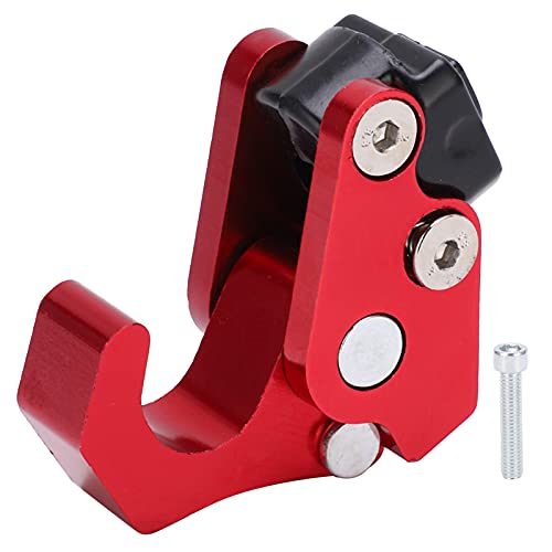 Acouto Bag Helmet Hook for Motorcycle, Motorcycle Helmet Hook Universal Claw Shaped Motorcycle Hook Aluminum Alloy Scooter Helmet Bag Luggage Hook Hanger Carry Holder(Red)