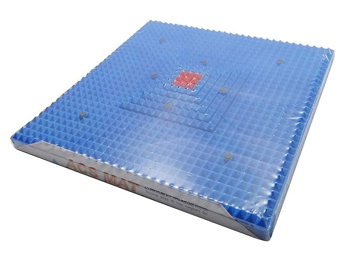Image of acupressure Reflexology Magnetic Pyramidal Therapy Energy Pain Relief Power Foot Health Deluxe Mats