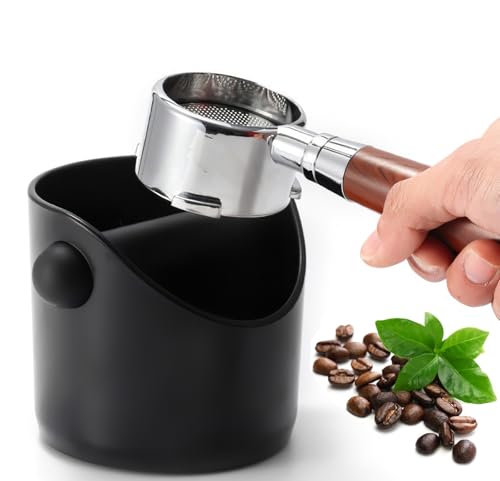 AOZBZ Coffee Grounds Bucket, Mini Espresso Powder Bin, Espresso Machine Knock Box, Strong, Dirt Resistant and Recyclable, for Kitchen, Living Room, Balcony, Coffee Machine