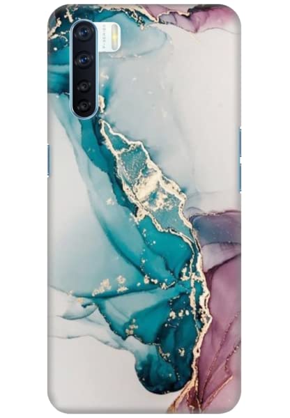 COBERTA Printed Back Cover for OPPO F15 Back Cover Case - pink and blue gold glitter marble (B0B4SCCZC9) Amazon Price History, Amazon Price Tracker